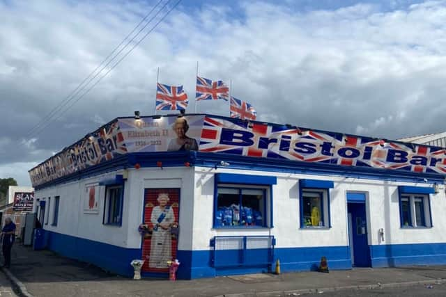 The Bristol Bar are currently flying their flags at half-mast. (Pic credit: Bristol Bar)