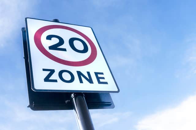20mph speed limits will be the default.