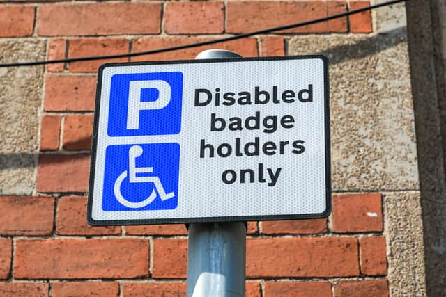 There are delays over new disabled parking bays.