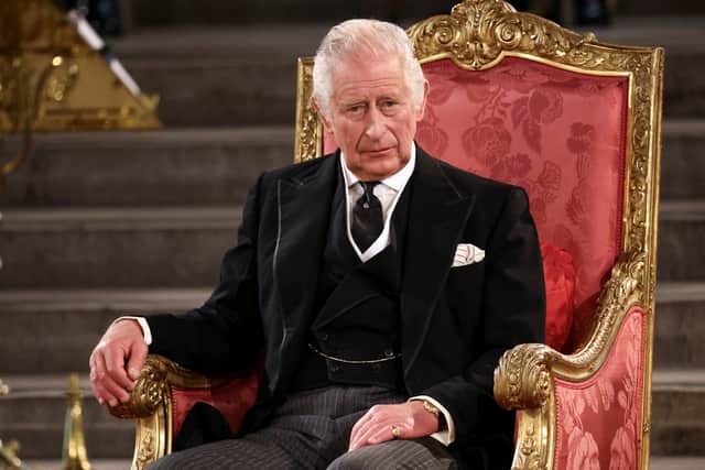 The new King Charles III.