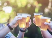 A beer garden will open near Hampden Park.