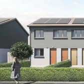 The homes in Drumchapel are being retrofit.