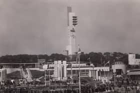The Tait Tower, or the ‘Tower of Empire’, was a temporary structure in Glasgow for the Empire Exhibition back in 1938. It was constructed in just nine weeks using a steel framework and plating. The tower was dismantled in July 1939 after the exhibition closed. The foundations remain at Bellahouston Park.