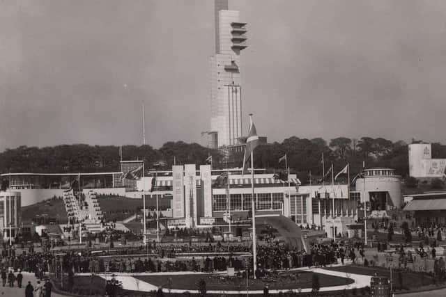 Tait Tower, or the ‘Tower of Empire’, was a temporary structure in Glasgow.