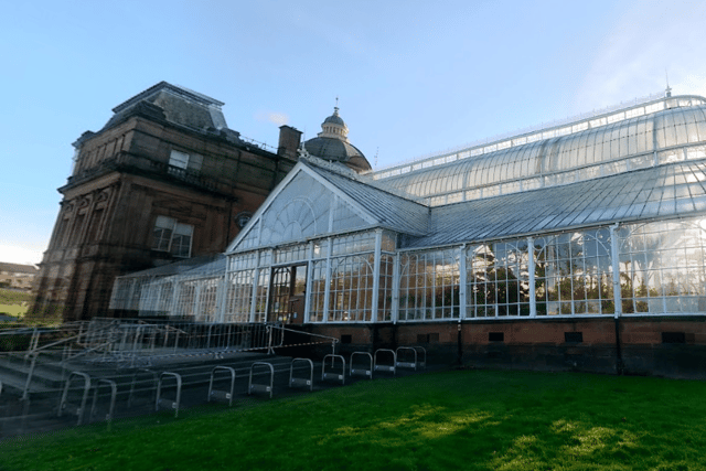The Winter Gardens on Glasgow Green in 2014 - four years prior to the closure of the temperate garden.