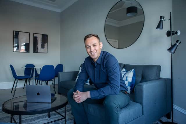 Duncan Di Biase, founder and CEO of Brillband (Pic: Elaine Livingstone)