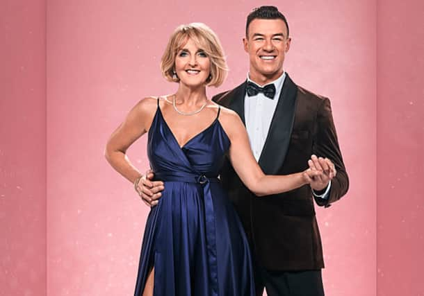 Kaye Adams and her Strictly Come Dancing 2022 partner, Kai Widdrington