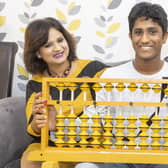 Dr Rashmi Mantri and son Dhruv Maheshwari