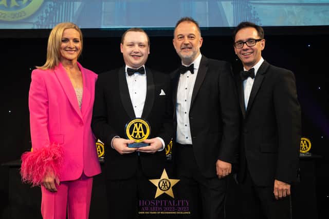 The AA Wine Award Scotland went to UNALOME by Graeme Cheevers