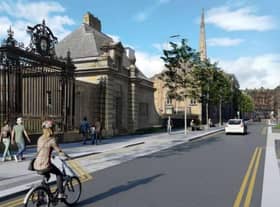 The Avenues scheme will see decreased road space, with wider footpaths, cycle lanes, and more green space.