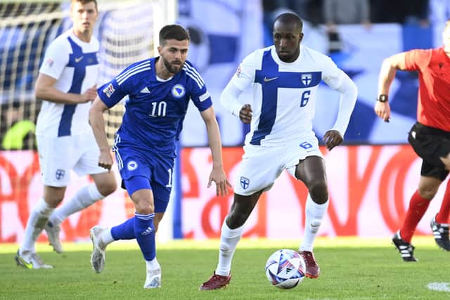 Finland’s midfielder Glen Kamara has declined to comment on racism investigation