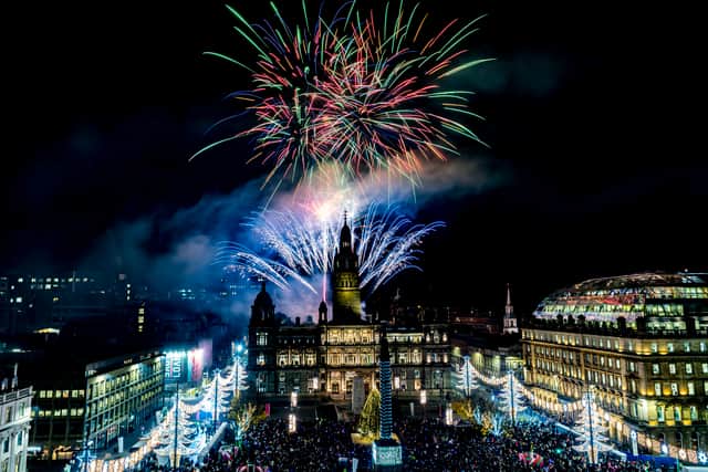 The last time the Christmas lights were switched on in Glasgow was in 2019 (Photo by Bill Murray / SNS Group)