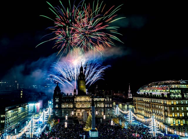 The last time the Christmas lights were switched on in Glasgow was in 2019 (Photo by Bill Murray / SNS Group)