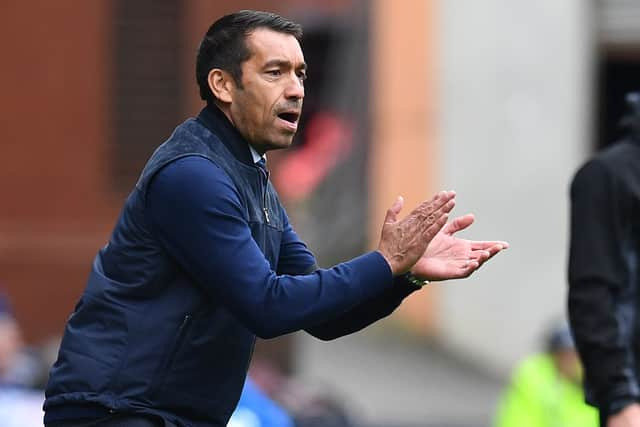 Rangers boss Giovanni van Bronckhorst. Picture: Mark Runnacles/Getty Images