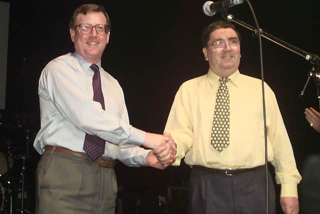 John Hume and David Trimble were key figures in ending the Troubles in Northern Ireland.
