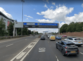 The works are being carried out between junctions 15 and 18.