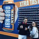 The drinkable Irn Bru billboard.