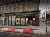 The former Moss Bros store.