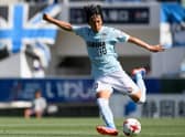 Shunsuke Nakamura of Jubilo Iwata in action during the J.League J1 match between Jubilo Iwata and Gamba Osaka at Yamaha Stadium on June 4, 2017 in Iwata
