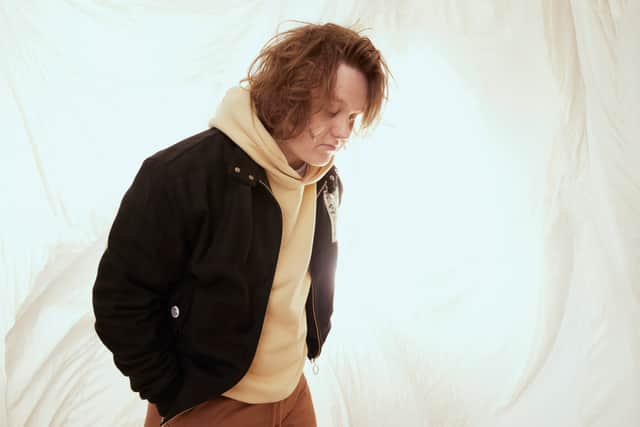 Lewis Capaldi announced the release of his new album last night (Pic: Alexandra Gavillet)