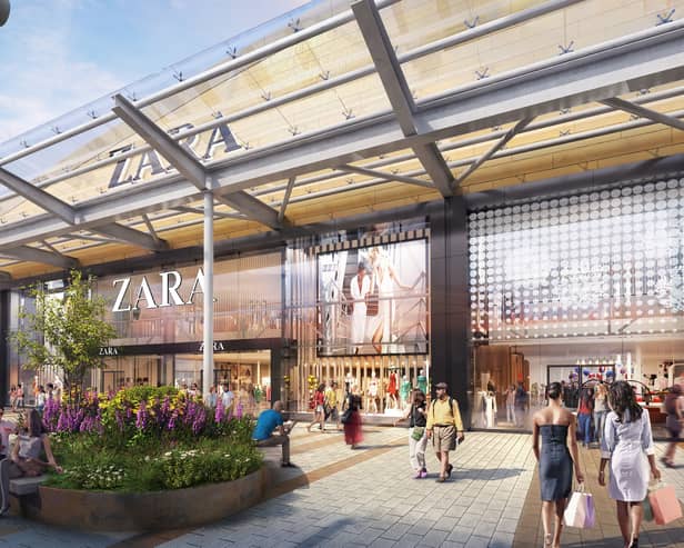 The new flagship Zara store at Glasgow Fort will reopen in the unit previously occupied by Topshop and Topman.