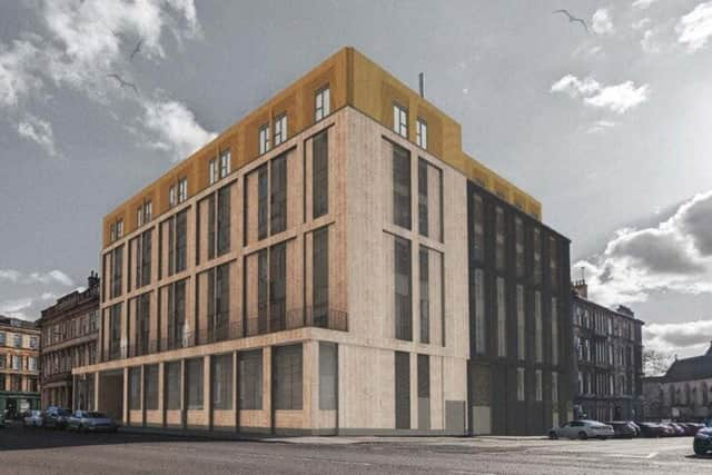 Plans for the student accommodation in Glasgow.