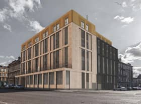 Plans for the student accommodation in Glasgow.