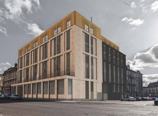 <p>Plans for the student accommodation in Glasgow.</p>
