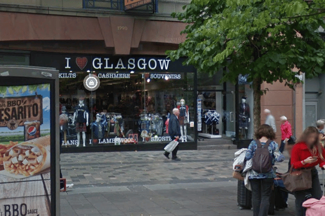 The I love Glasgow store.