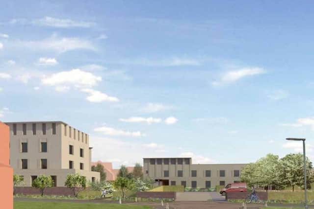 The plans for the rehab centre in Glasgow.