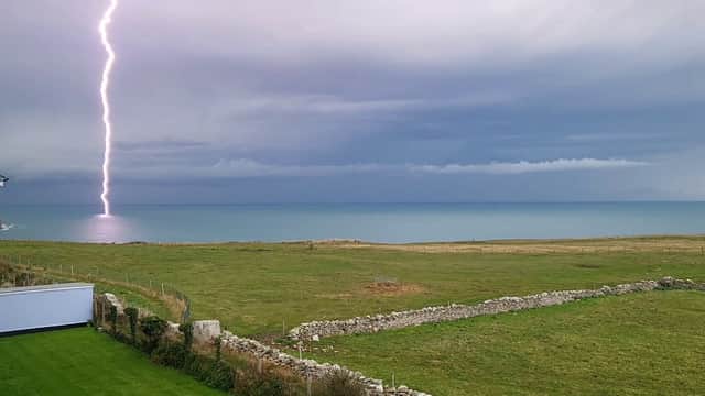 Dorset was battered by thunderstorms and a band of heavy rain overnight on the weekend. 