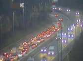 The traffic on the M77. Pic: Traffic Scotland.