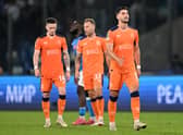 Antonio-Mirko Colak of Rangers looks dejected after the final whistle