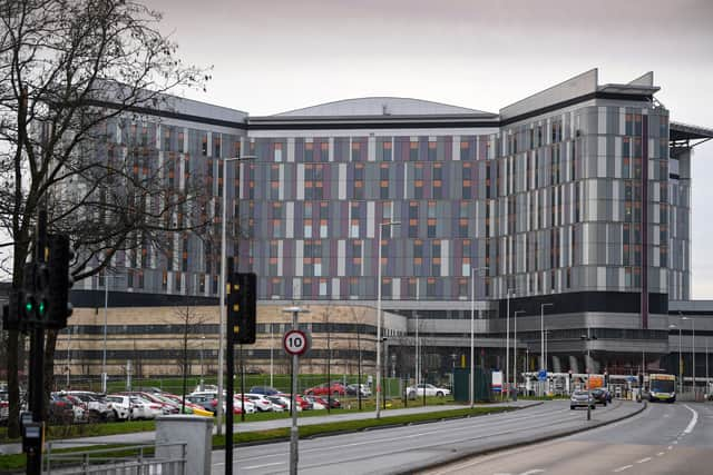 The Queen Elizabeth University Hospital.