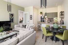 Inside the homes in the David Stow building.
