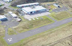 Cumbernauld Airport was built in the 80’s and primarily trains would-be pilots to fly light aircraft.
