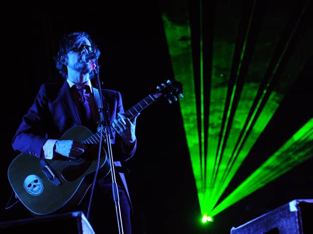 Pulp has been announced as one of the headliners. Pictured is frontman Jarvis Cocker.