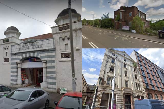 Some of the Glasgow buildings at risk.