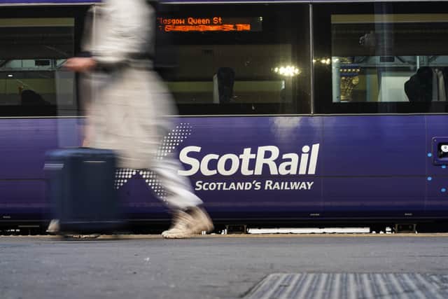 ScotRail services are impacted.