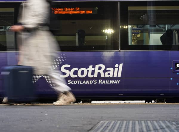 ScotRail services are impacted.