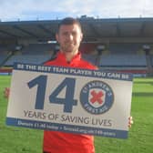 Partick Thistle players have joined to support St Andrew’s First Aid’s 140th anniversary campaign