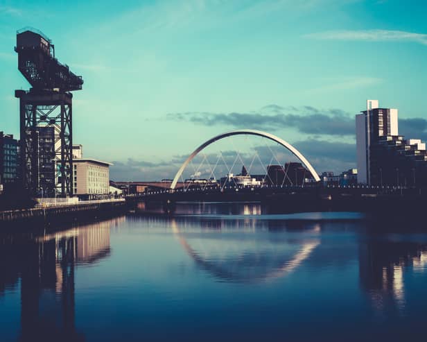 The development site is next to the Clyde.