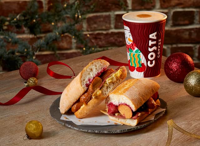 Costa Coffee has announced its festive menu