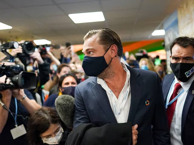 Leonardo DiCaprio attended COP26 - and was even spotted pottering about Maryhill. 