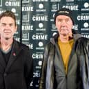 Star Dougray Scott and author Irvine Welsh.