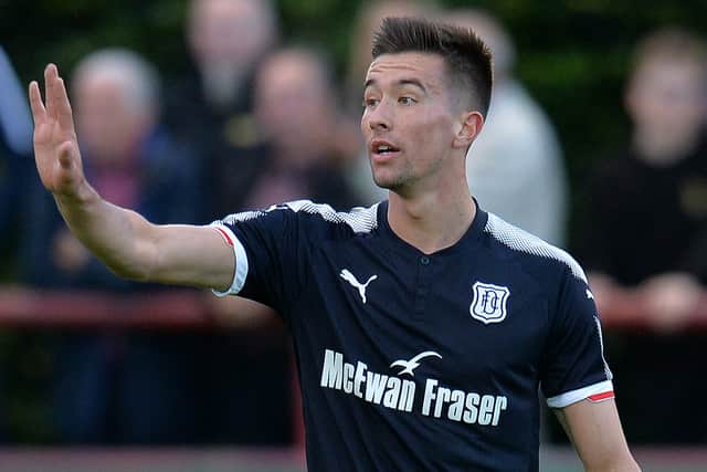 Defender Cammy Kerr netted the match-winner for Dundee at Firhill