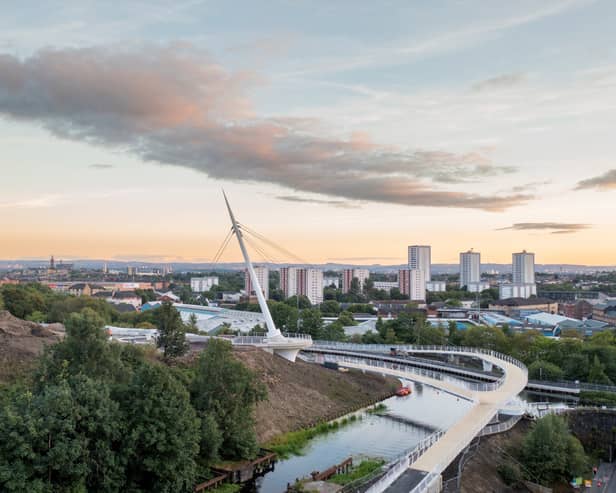 The bridge will officially open next month.