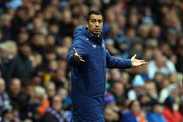 Rangers manager Giovanni van Bronckhorst is under enormous pressure