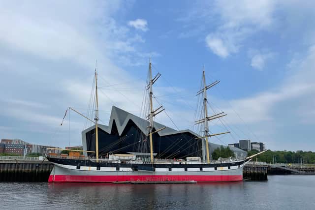 The Tall Ship on the River Clyde where it resides today.