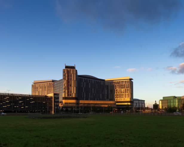 The Queen Elizabeth University Hospital.